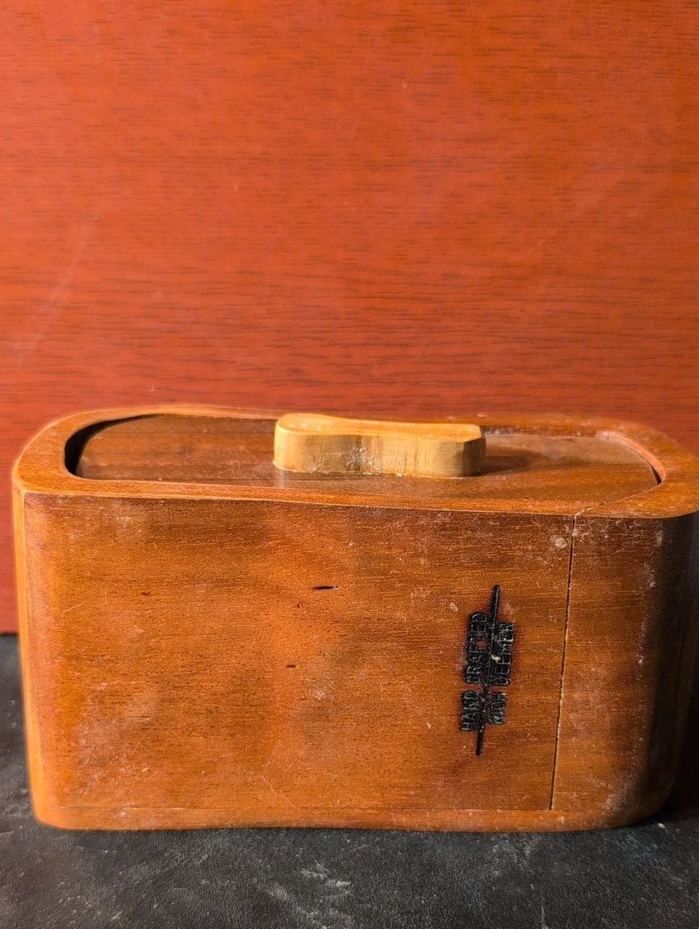 Handcrafted Wood Trinket Box With Drawer